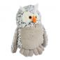 Preview: Peluche "hibou" gris / blanc 26 cm