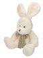 Preview: Peluche "lapin avec écharpe" crème 37 cm