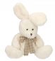 Preview: Peluche "lapin avec écharpe" crème 37 cm