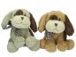 Preview: Betz 2 Piece Plush Toy Set Cuddly Toys "Dogs" Colour: beige & brown