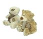 Preview: Betz 2 Piece Plush Toy Set Cuddly Toys "Teddy Bears" Colour: brown & cream