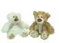 Preview: Betz lot de 2 peluches douces de 17 cm motif OURSONS marron et blanc