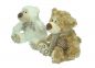 Preview: Betz lot de 2 peluches douces de 17 cm motif OURSONS marron et blanc