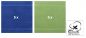 Preview: Betz 10 Stück Seiftücher PREMIUM 100% Baumwolle Seiflappen Set 30x30 cm Farbe royalblau und apfelgrün