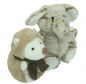 Preview: Betz Animalitos de peluche 2 unidades juguetes de peluche suaves ERIZO y ELEFANTE