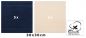Preview: Betz 10 Stück Seiftücher PREMIUM 100% Baumwolle Seiflappen Set 30x30 cm Farbe dunkelblau und beige