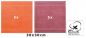 Preview: Betz 10 Stück Seiftücher PREMIUM 100% Baumwolle Seiflappen Set 30x30 cm Farbe orange und altrosa