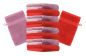 Preview: Betz 10 Stück Waschhandschuhe PREMIUM 100% Baumwolle Waschlappen Set 16x21 cm Farbe rot und altrosa