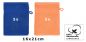 Preview: Betz 10 Piece Wash Mitt Set PREMIUM 100% Cotton 10 Wash Mitts Colour: royal blue & orange