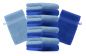 Preview: Betz Lot de 10 gants de toilette Premium bleu royal et bleu clair, taille: 16x21 cm