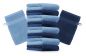 Preview: Betz Lot de 10 gants de toilette Premium bleu foncé et bleu clair, taille: 16x21 cm