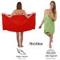 Preview: Betz 10 Piece Towel Set CLASSIC 100% Cotton 2 Face Cloths 2 Guest Towels 4 Hand Towels 2 Bath Towels Colour: red & apple green