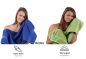 Preview: Lot de 10 serviettes Classic, couleur bleu royal et vert pomme, 2 lavettes, 2 serviettes d'invité, 4 serviettes de toilette, 2 serviettes de bain de Betz