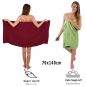 Preview: Betz Set di 10 asciugamani Classic-Premium 2 lavette 2 asciugamani per ospiti 4 asciugamani 2 asciugamani da doccia 100 % cotone colore rosso scuro e verde mela