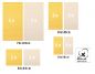 Preview: 10 Piece Towel Set Classic - Premium yellow & beige, 2 face cloths 30x30 cm, 2 guest towels 30x50 cm, 4 hand towels 50x100 cm, 2 bath towels 70x140 cm