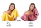 Preview: Betz 10 Piece Towel Set CLASSIC 100% Cotton 2 Face Cloths 2 Guest Towels 4 Hand Towels 2 Bath Towels Colour: yellow & old rose