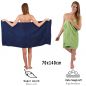 Preview: Betz 10 Piece Towel Set CLASSIC 100% Cotton 2 Face Cloths 2 Guest Towels 4 Hand Towels 2 Bath Towels Colour: dark blue & apple green