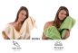 Preview: Lot de 10 serviettes Classic, couleur beige et vert pomme, 2 lavettes, 2 serviettes d'invité, 4 serviettes de toilette, 2 serviettes de bain de Betz