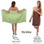 Preview: Betz 10 Piece Towel Set CLASSIC 100% Cotton 2 Face Cloths 2 Guest Towels 4 Hand Towels 2 Bath Towels Colour: apple green & hazel