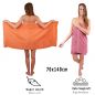 Preview: Betz Set di 10 asciugamani Classic-Premium 2 lavette 2 asciugamani per ospiti 4 asciugamani 2 asciugamani da doccia 100 % cotone colore arancione e rosa antico