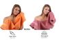 Preview: Betz 10 Piece Towel Set CLASSIC 100% Cotton 2 Face Cloths 2 Guest Towels 4 Hand Towels 2 Bath Towels Colour: orange & old rose