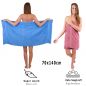 Preview: Betz Set di 10 asciugamani Classic-Premium 2 lavette 2 asciugamani per ospiti 4 asciugamani 2 asciugamani da doccia 100 % cotone colore azzurro e rosa antico