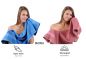 Preview: Betz Juego de 10 toallas CLASSIC 100% algodón en azul claro y rosa