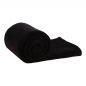 Preview: Betz 1 couverture polaire douce taille 140x190 cm ou 1 coussin rempli toucher peluche tailles d'env. 36x36 cm, 25x50 cm, 20x40 cm ROMANIA couleur noir