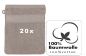Preview: Betz Lot de 20 gants de toilette PALERMO 100% coton taille 16x21 cm couleur gris pierre