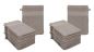 Preview: Betz Paquete de 20 manoplas de baño PALERMO 100% algodón tamaño 16x21 cm colore gris piedra