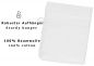 Preview: Betz PALERMO Waschhandschuhe 20er SET - Frottee Waschlappen - aus 100% Baumwolle – 16 cm x 21 cm – Farbe Weiß