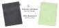 Preview: Betz 10 guanti da bagno manopola Palermo 100 % cotone misure 16 x 21 cm colore grigio antracite e verde