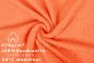 Preview: Betz 3-tlg. XXL Saunatuch Set PREMIUM 100%Baumwolle 1 Saunatuch 2 Handtücher Farbe orange
