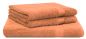 Preview: Betz 3-tlg. XXL Saunatuch Set PREMIUM 100%Baumwolle 1 Saunatuch 2 Handtücher Farbe orange