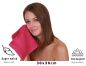 Preview: Betz 20 Lavette salvietta asciugamano per il bidet Palermo 100 % cotone misure 30 x 30 cm  colore rossa cranberry