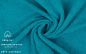 Preview: Betz 20 Piece Face Cloth Set PALERMO 100% Cotton  Size: 30 x 30 cm colour teal