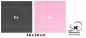Preview: Betz Lot de 10 serviettes débarbouillettes PALERMO taille 30x30 cm couleurs gris anthracite & rose