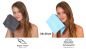 Preview: Betz Paquete de 10 toallas faciales PALERMO 100% algodón tamaño 30x30 cm de color antracita y turquesa