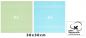Preview: Betz Lot de 10 serviettes débarbouillettes PALERMO taille 30x30 cm couleurs vert & turquoise
