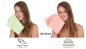 Preview: Betz Lot de 10 serviettes débarbouillettes PALERMO taille 30x30 cm couleurs vert & abricot