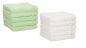 Preview: Betz 10 Lavette salvietta asciugamano per il bidet Palermo 100 % cotone misure 30 x 30 cm colore bianco e verde