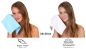 Preview: Betz Paquete de 10 toallas faciales PALERMO 100% algodón tamaño 30x30 cm de color blanco y turquesa