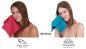 Preview: Betz Lot de 10 serviettes débarbouillettes PALERMO taille 30x30 cm rouge canneberge - bleu pétrole
