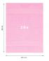 Preview: Betz paquete de 20 toallas de tocador PALERMO tamaño 30x50cm 100% algodón color rosa