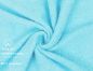 Preview: Betz paquete de 20 toallas de tocador PALERMO tamaño 30x50cm 100% algodón color turquesa