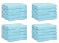 Preview: Betz 20 Piece Guest Towel Set PALERMO 100% Cotton  Size: 30 x 50 cm colour turquoise
