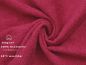 Preview: Betz 20 Stück Gästehandtücher PALERMO 100%Baumwolle Größe 30x50 cm Farbe cranberry