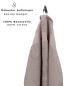 Preview: Betz Lot de 20 serviettes d'invité PALERMO 100% coton taille 30x50 cm couleur gris pierre
