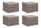 Preview: Betz 20 asciugamani per ospiti Palermo 100 % cotone misure 30 x 50 cm  colore grigio pietra