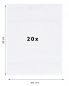 Preview: Betz 20 Stück Gästehandtücher PALERMO 100% Baumwolle Größe 30x50 cm Farbe Weiß